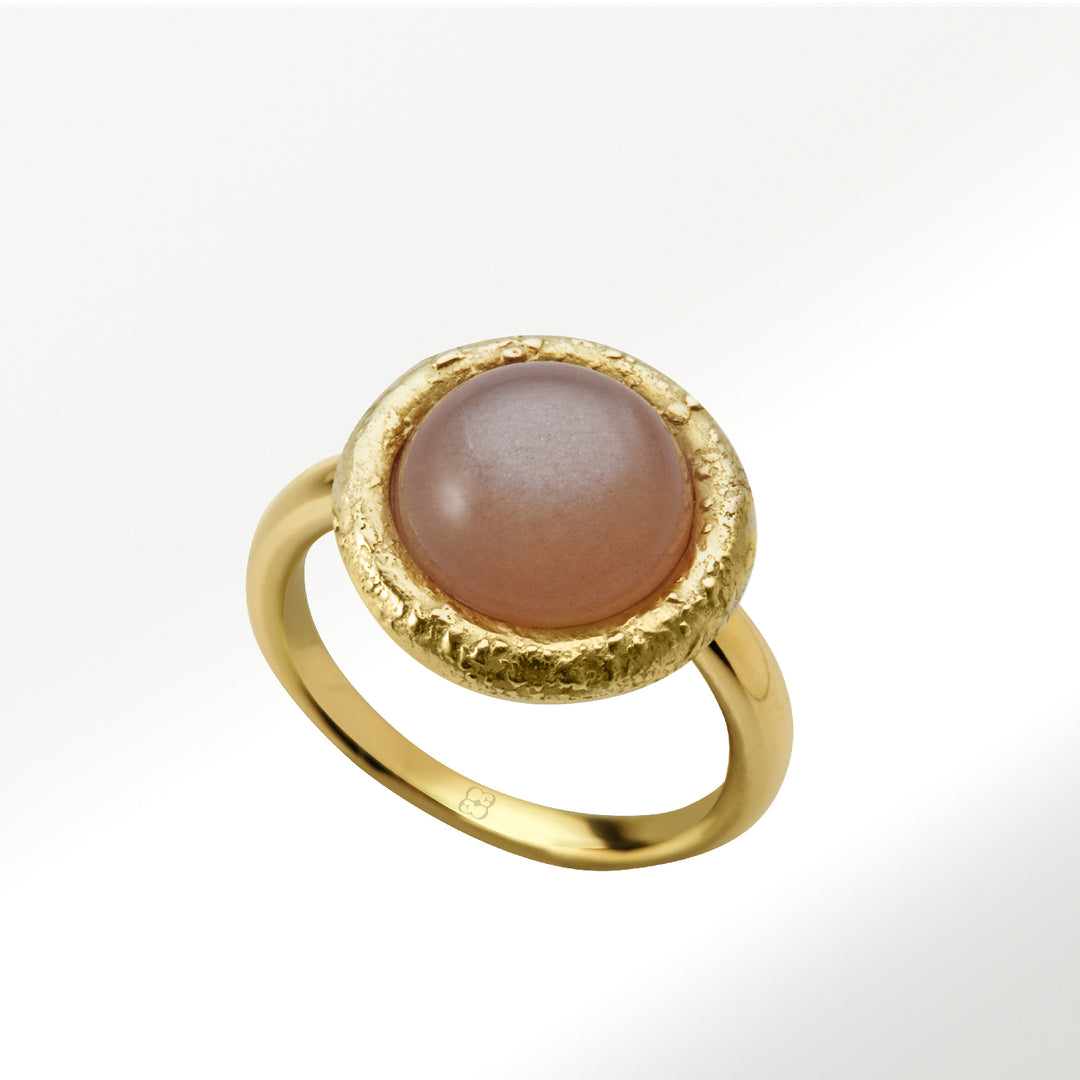 Sortija Fusión Oro Adularia Peach