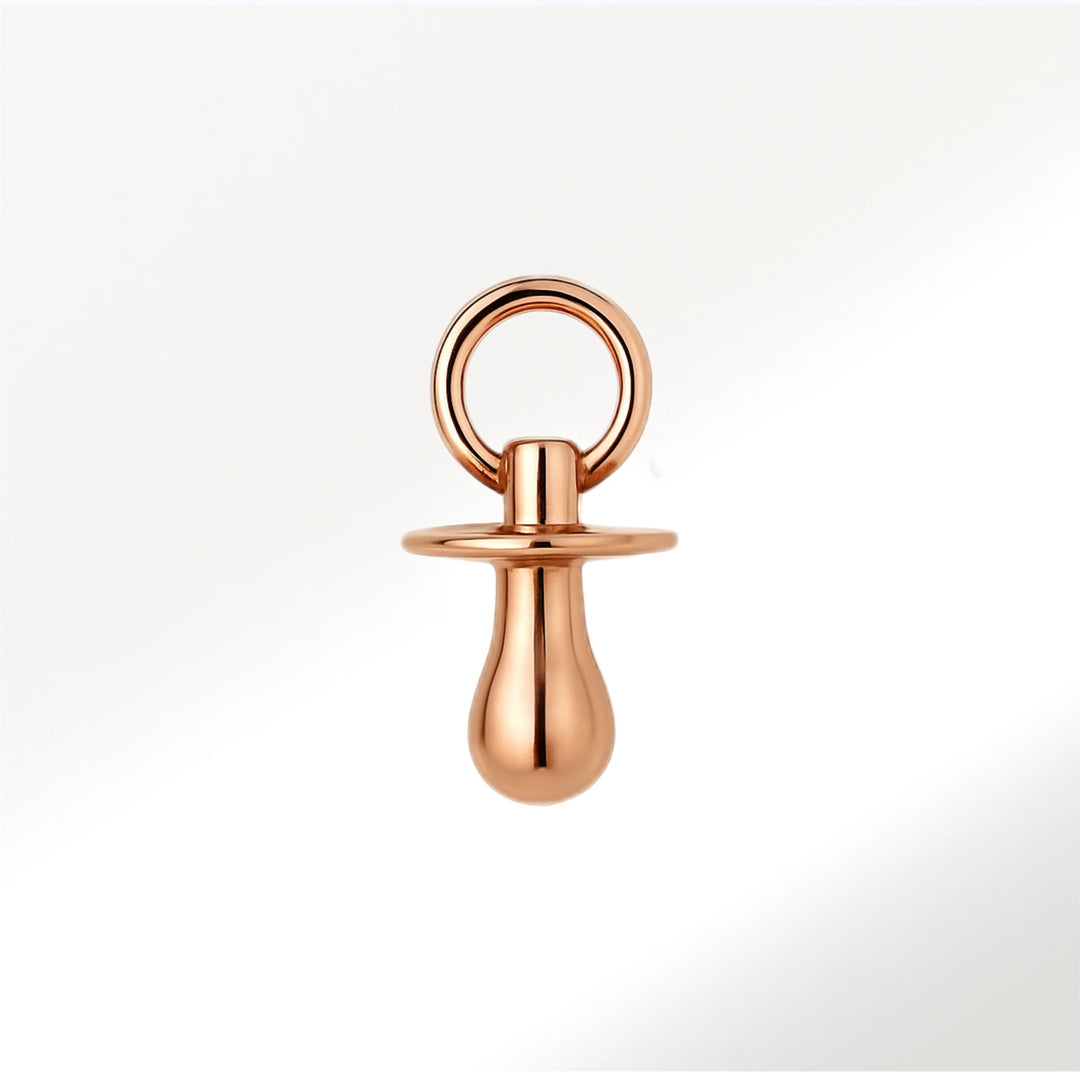 Colgante Chupete Oro Rosa
