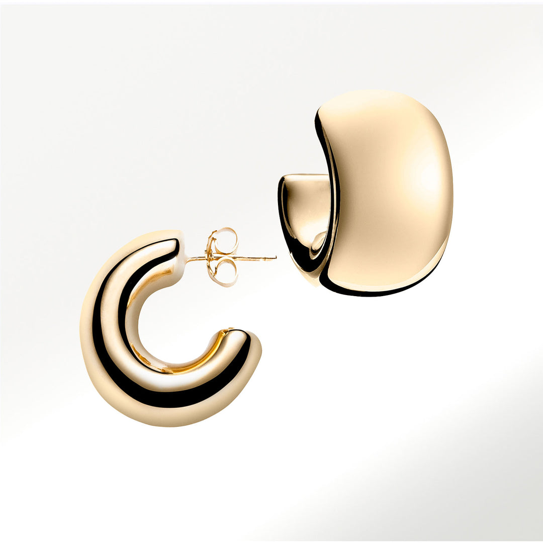 Pendientes Colección 925 Oro Amarillo Brillante