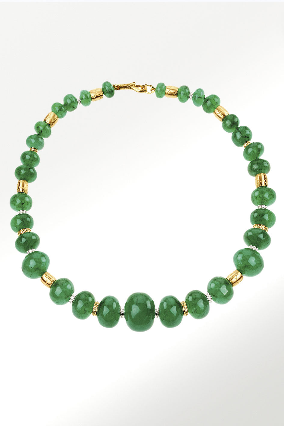 Collar Pieza Única Esmeraldas