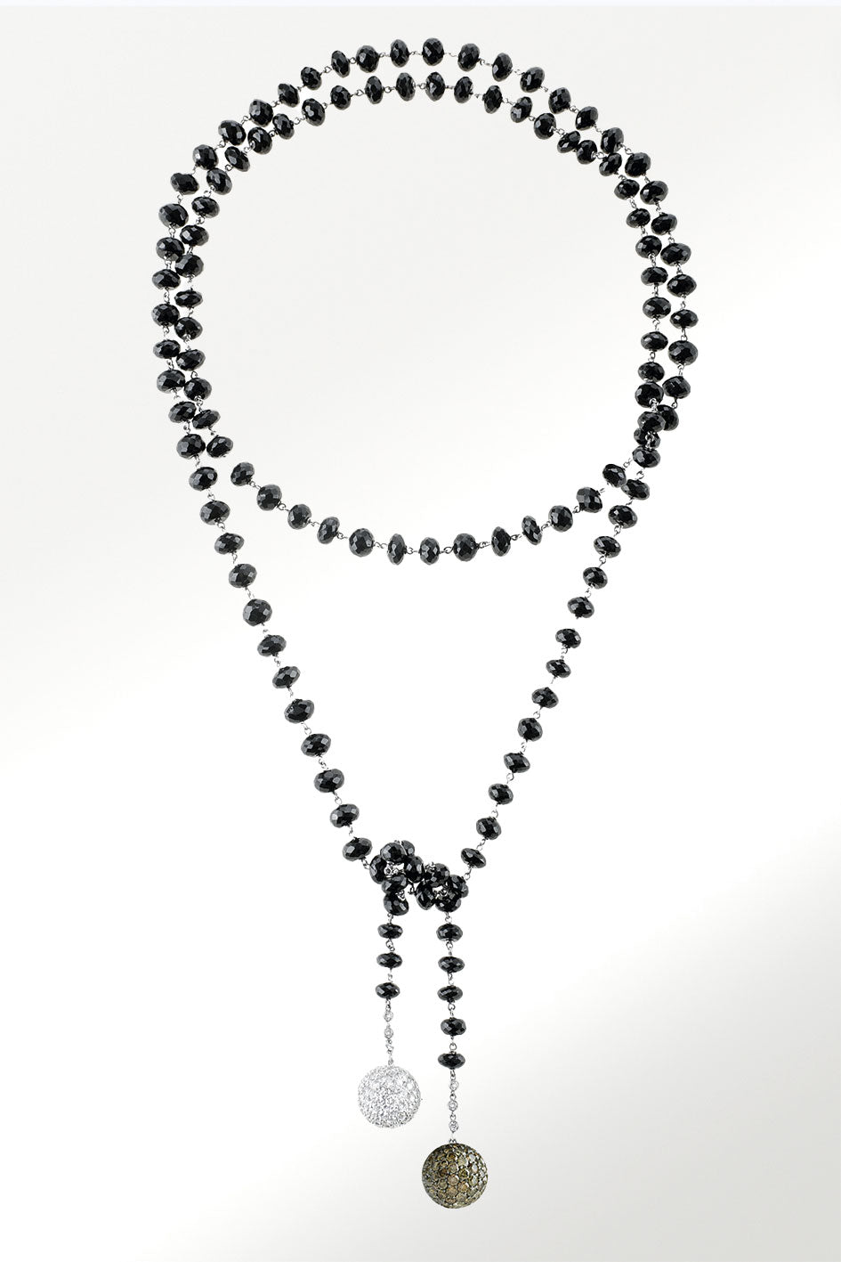 Collar Pieza Única Ónix Diamantes