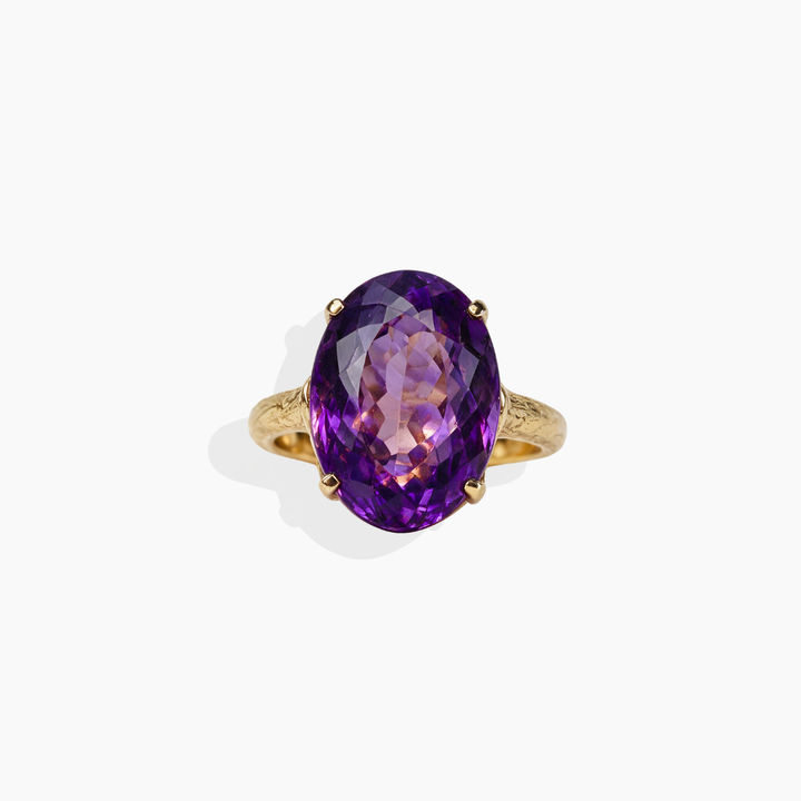 Anillo Cockatil Amatista