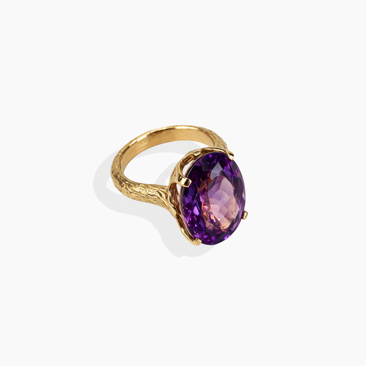 Anillo Cockatil Amatista