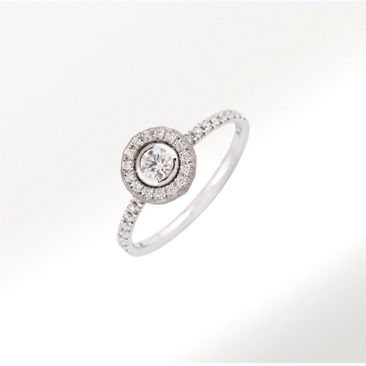 Sortija Bubbles Solitario Diamantes