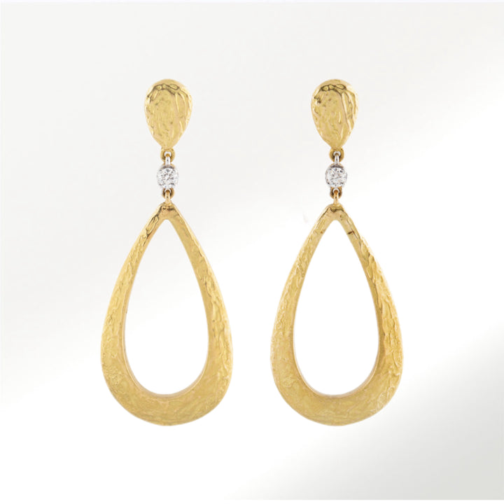 Aros Oro Diamantes