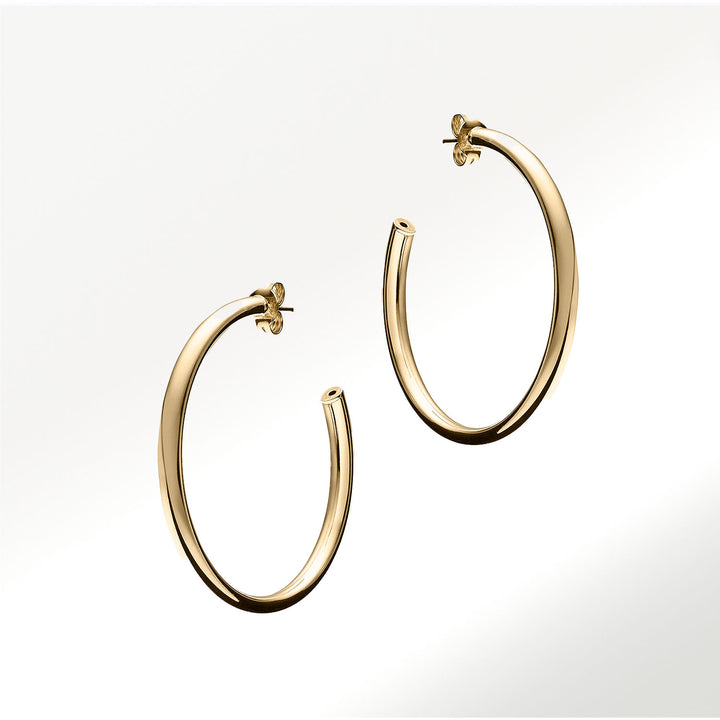 Pendientes Aros 925 Medianos Oro Amarillo