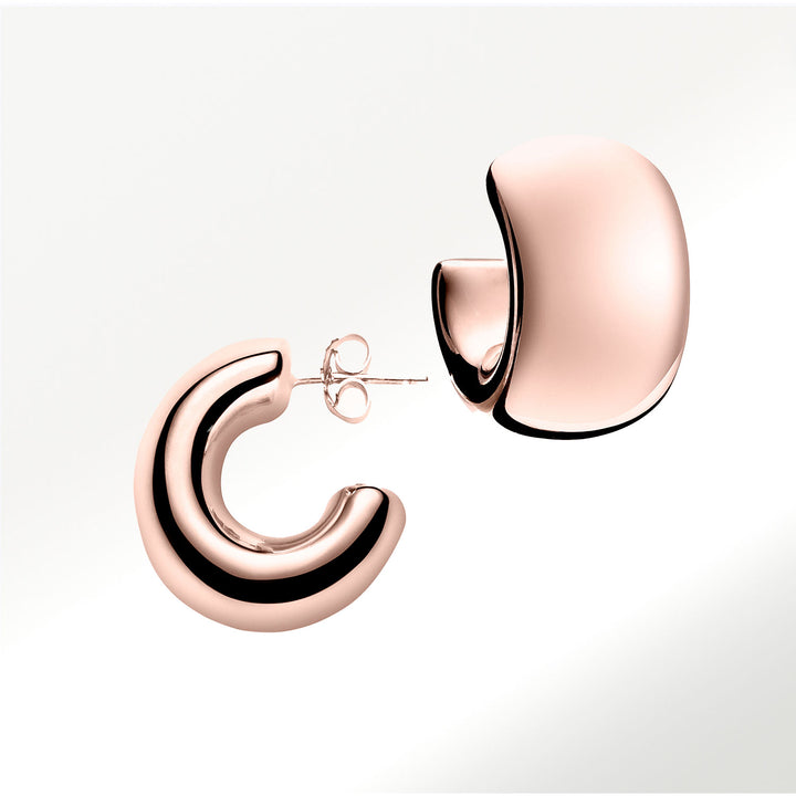 925 Shiny Rose Gold Collection Earrings