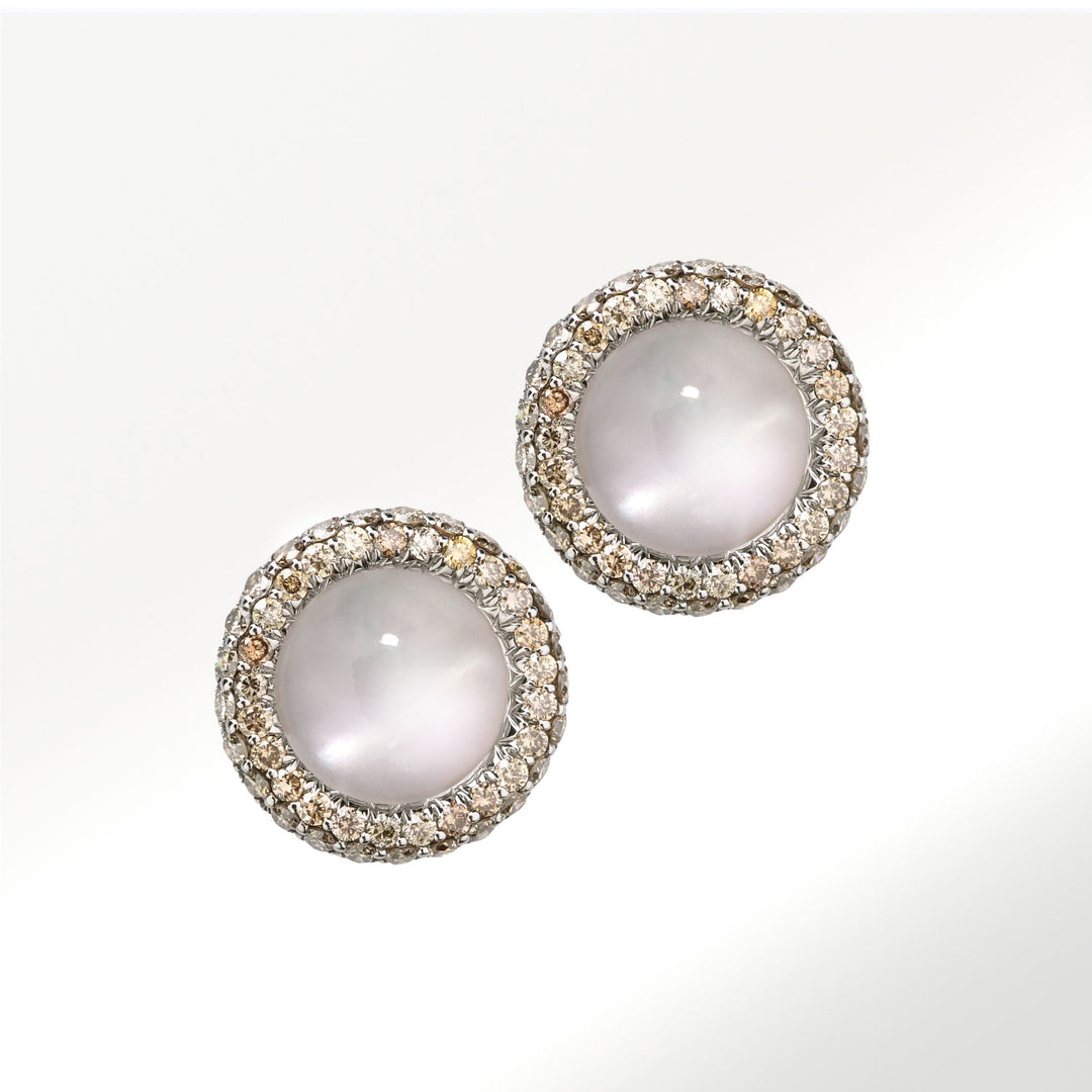 Abrigo Oro Blanco Diamantes Brown by Elena Carrera