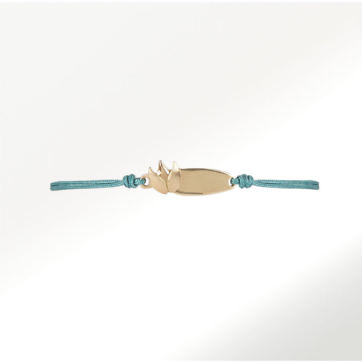 Pulsera Personalizable Cuerda VERDE