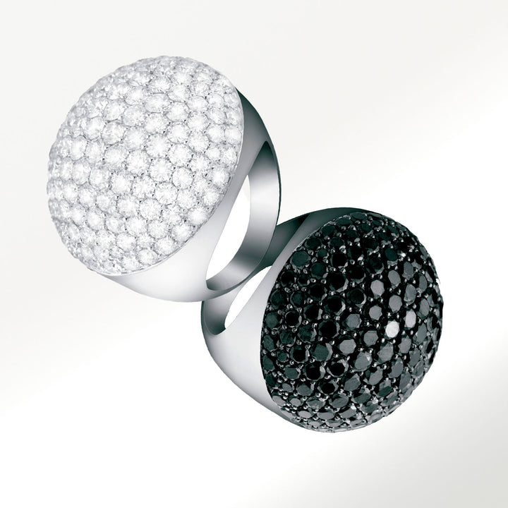 Sortija Origen Oro Blanco Diamantes
